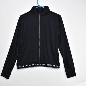 Women's Under Armour Black Full Zip Track Jacket S